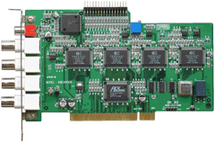 4 channel 4 chip Kodicom clone 416 card using the BT878a chip.