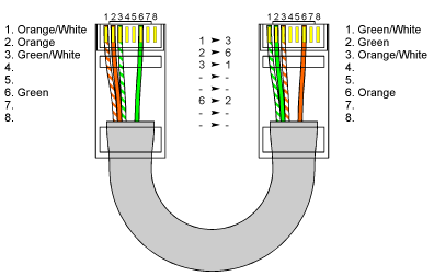 Ethernet Plug and Cable Wiring