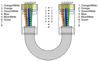 Ethernet Plug and Cable Wiring