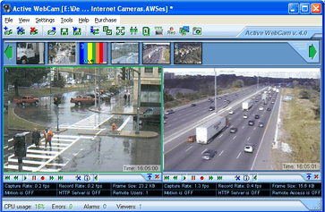 The best Webcam software there is, Active Webcam from Camsecure
